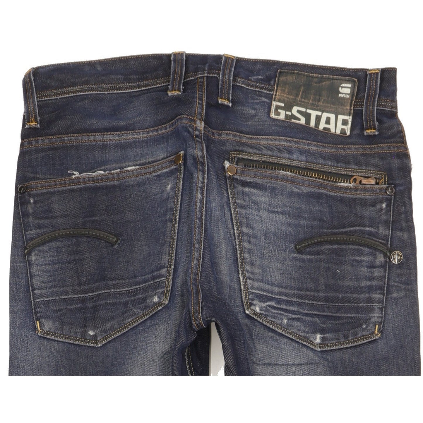G-Star Attacc Men Blue Straight Regular Jeans W31 L34