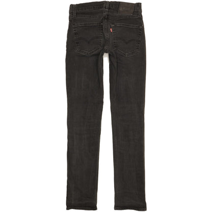 Levi's 511 Men Black Straight Slim Stretch Jeans W30 L32