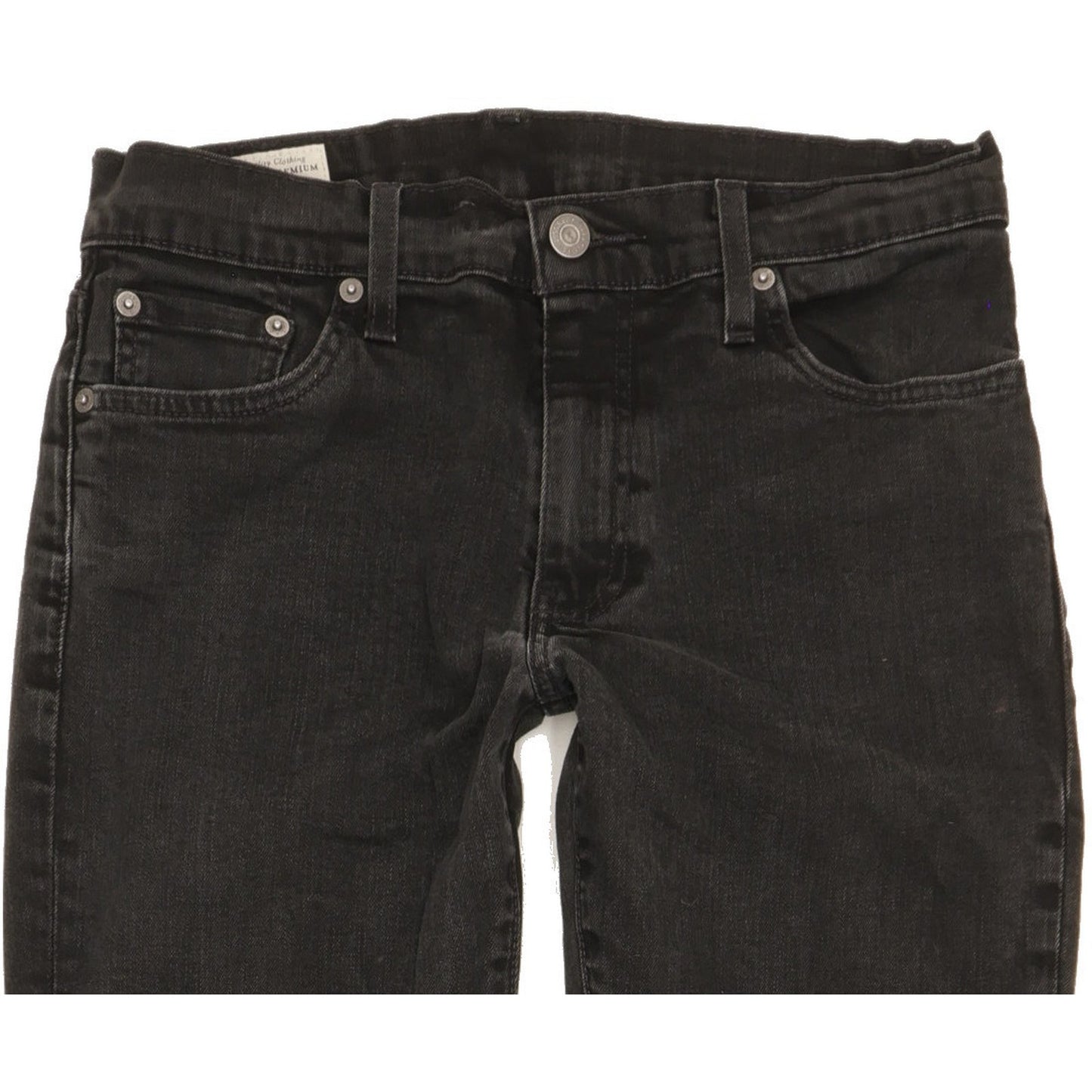 Levi's 511 Men Black Straight Slim Stretch Jeans W30 L32
