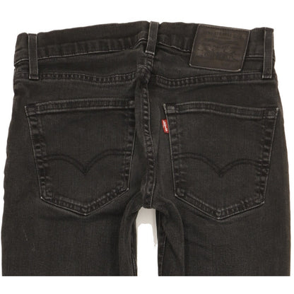 Levi's 511 Men Black Straight Slim Stretch Jeans W30 L32