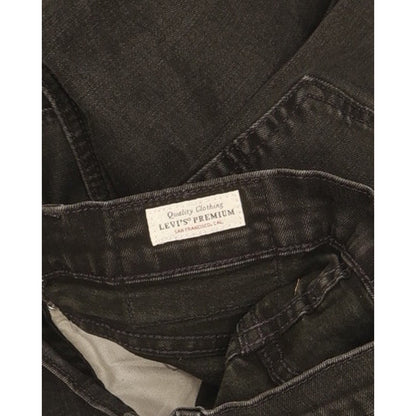 Levi's 511 Men Black Straight Slim Stretch Jeans W30 L32