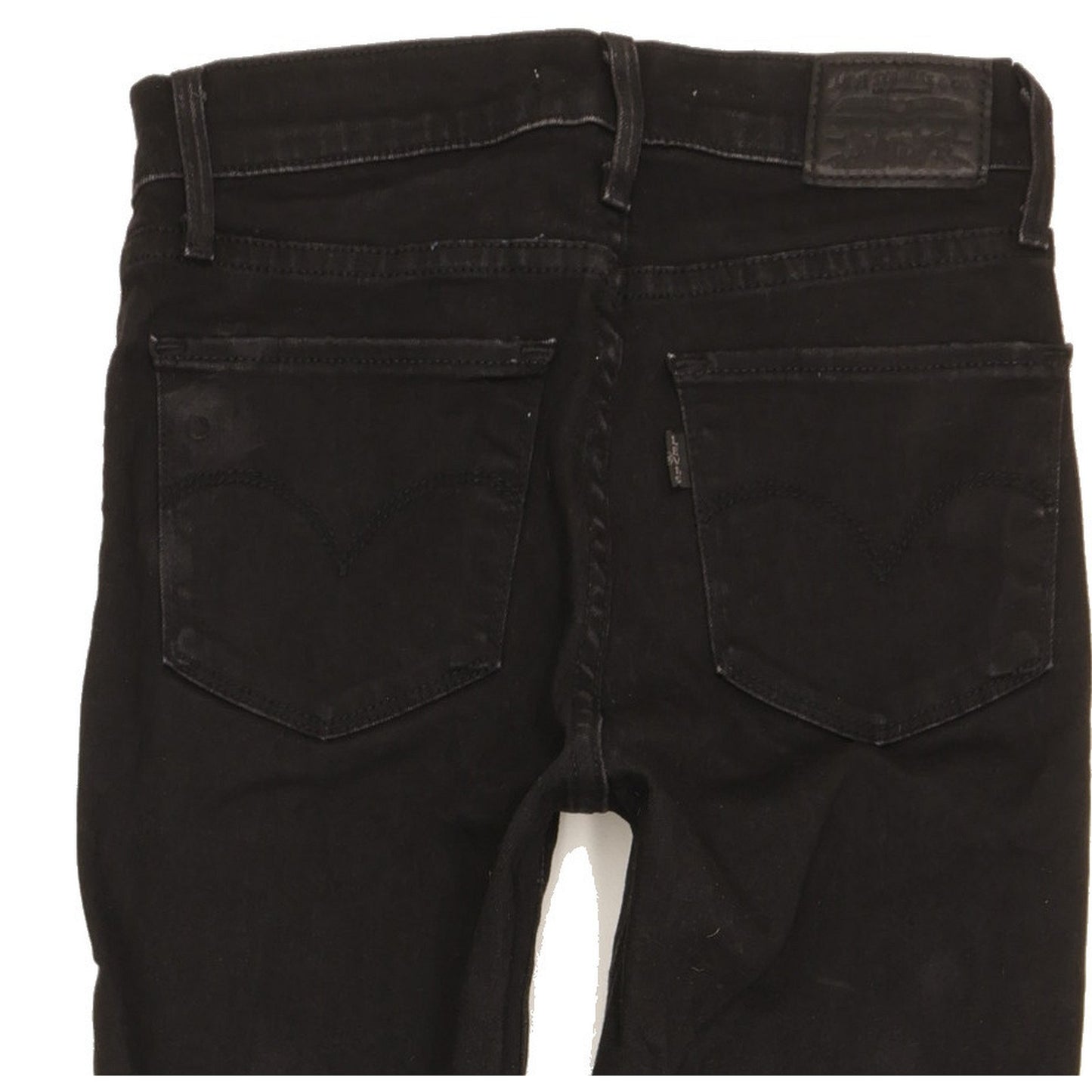 Levi's 720 Women Black Skinny Slim Stretch Jeans W24 L28