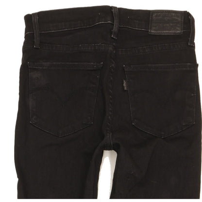 Levi's 720 Women Black Skinny Slim Stretch Jeans W24 L28