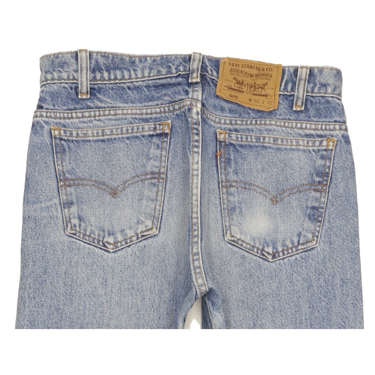 Levi's 505 Men Blue Straight Regular Jeans W32 L31