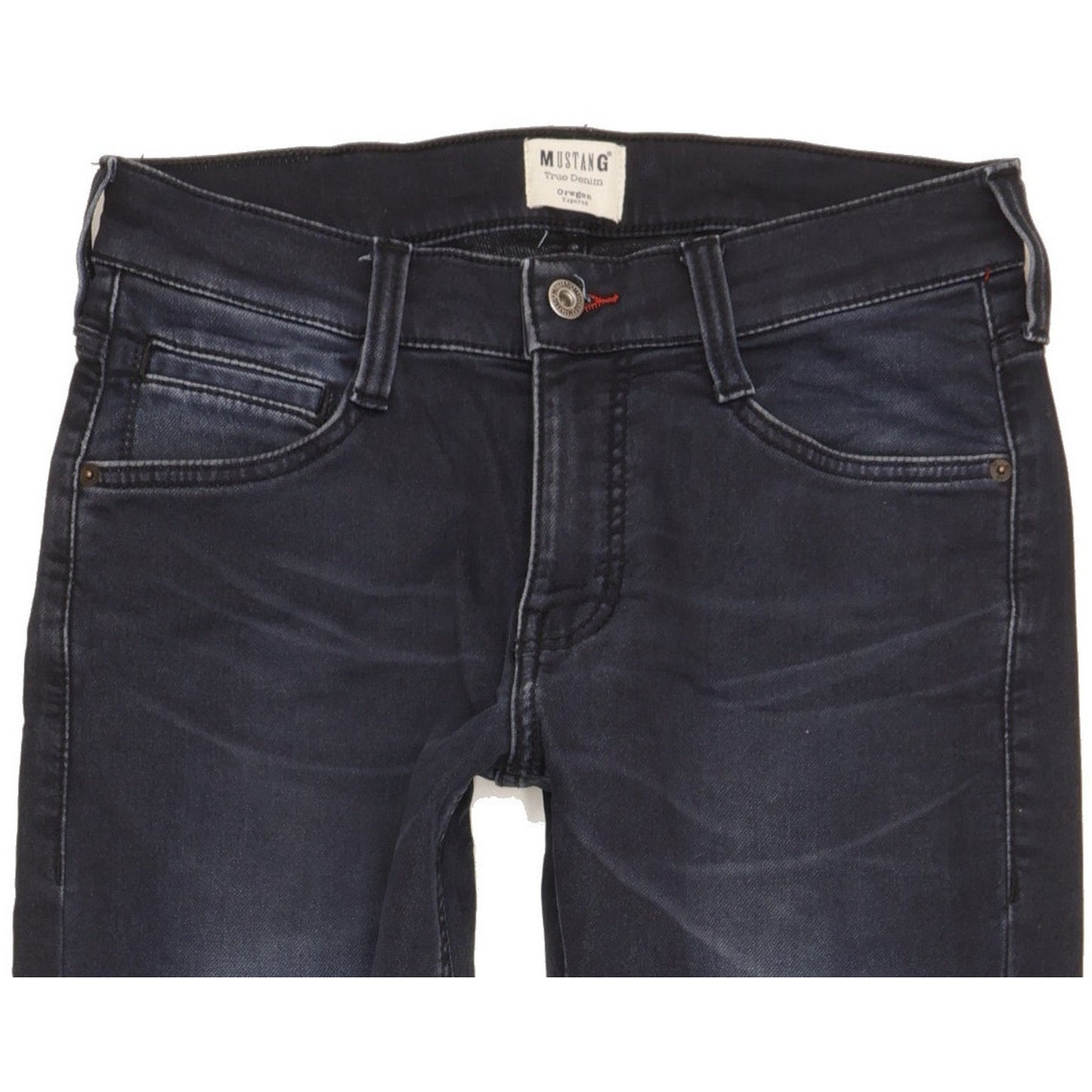 Mustang Oregon Men Navy Tapered Slim Stretch Jeans W29 L31