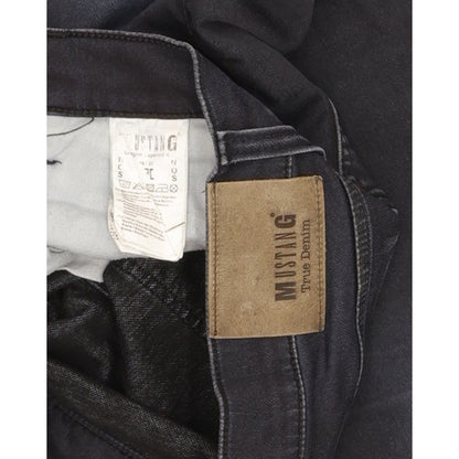 Mustang Oregon Men Navy Tapered Slim Stretch Jeans W29 L31