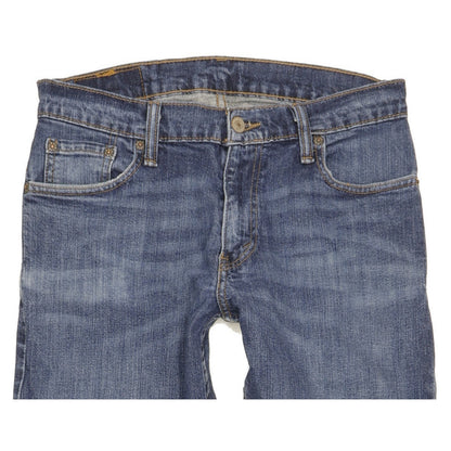Levi's 514 Men Blue Straight Slim Stretch Jeans W30 L28
