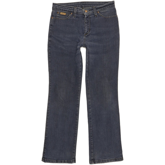 Wrangler Curved Women Blue Bootcut Slim Stretch Jeans W29 L29