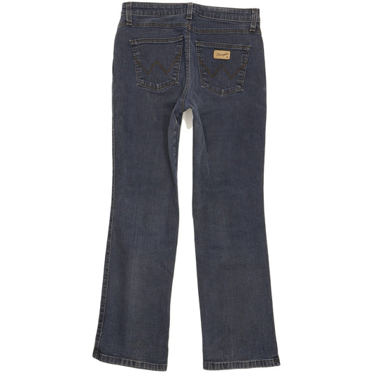 Wrangler Curved Women Blue Bootcut Slim Stretch Jeans W29 L29