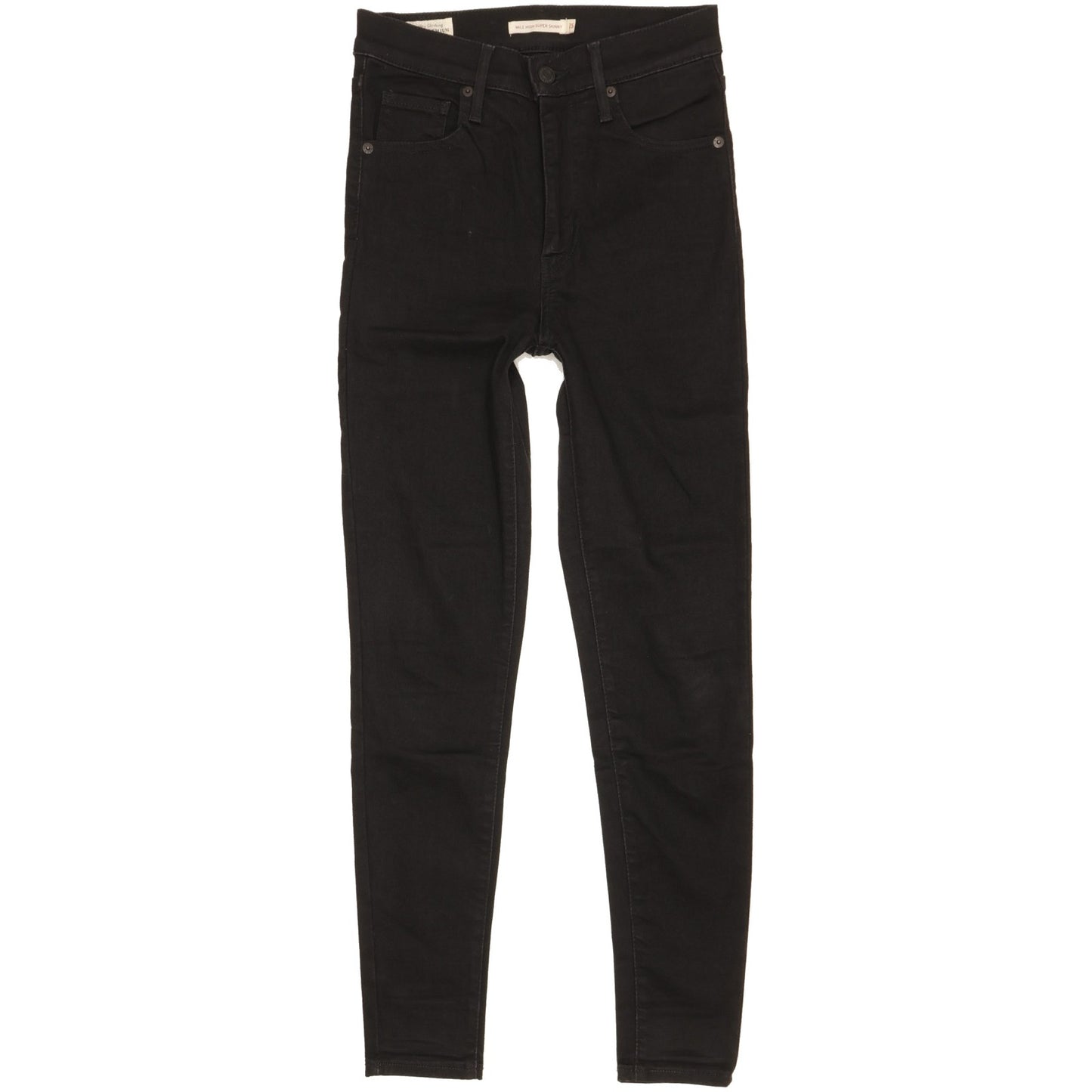 Levi's Mile Women Black Skinny Slim Stretch Jeans W25 L27