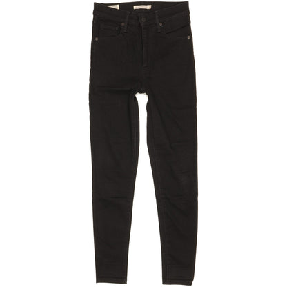 Levi's Mile Women Black Skinny Slim Stretch Jeans W25 L27