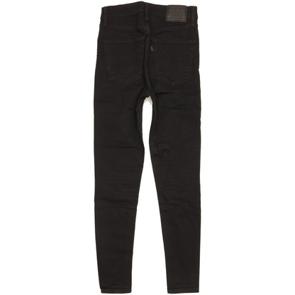 Levi's Mile Women Black Skinny Slim Stretch Jeans W25 L27