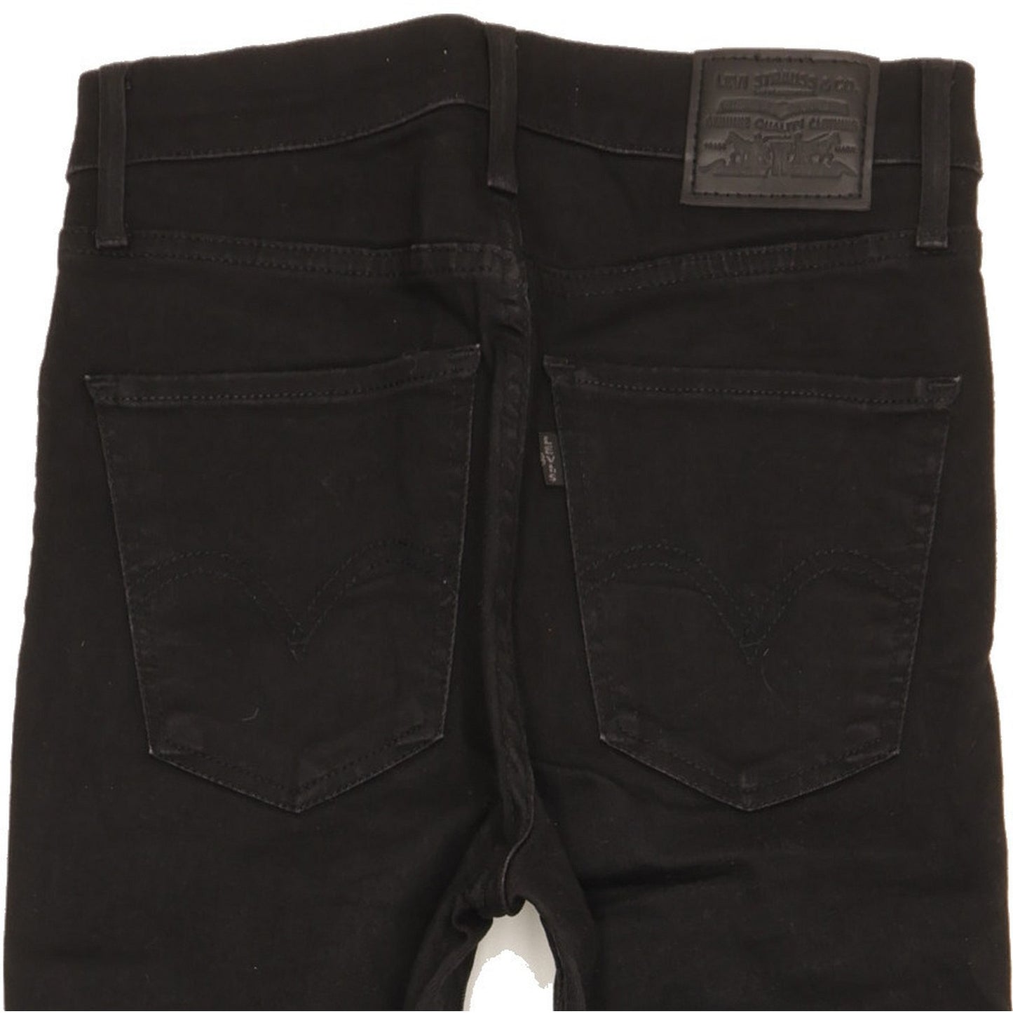 Levi's Mile Women Black Skinny Slim Stretch Jeans W25 L27