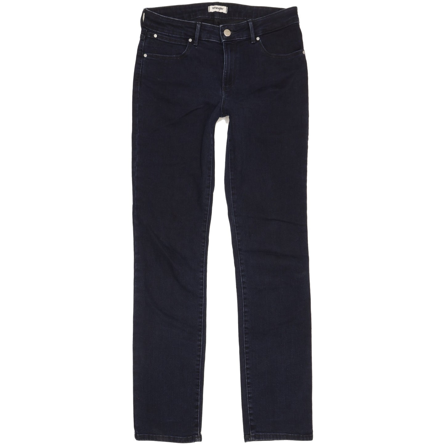 Wrangler Women Navy Straight Slim Stretch Jeans W28 L31