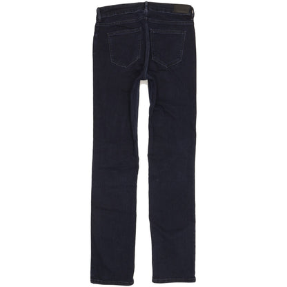 Wrangler Women Navy Straight Slim Stretch Jeans W28 L31