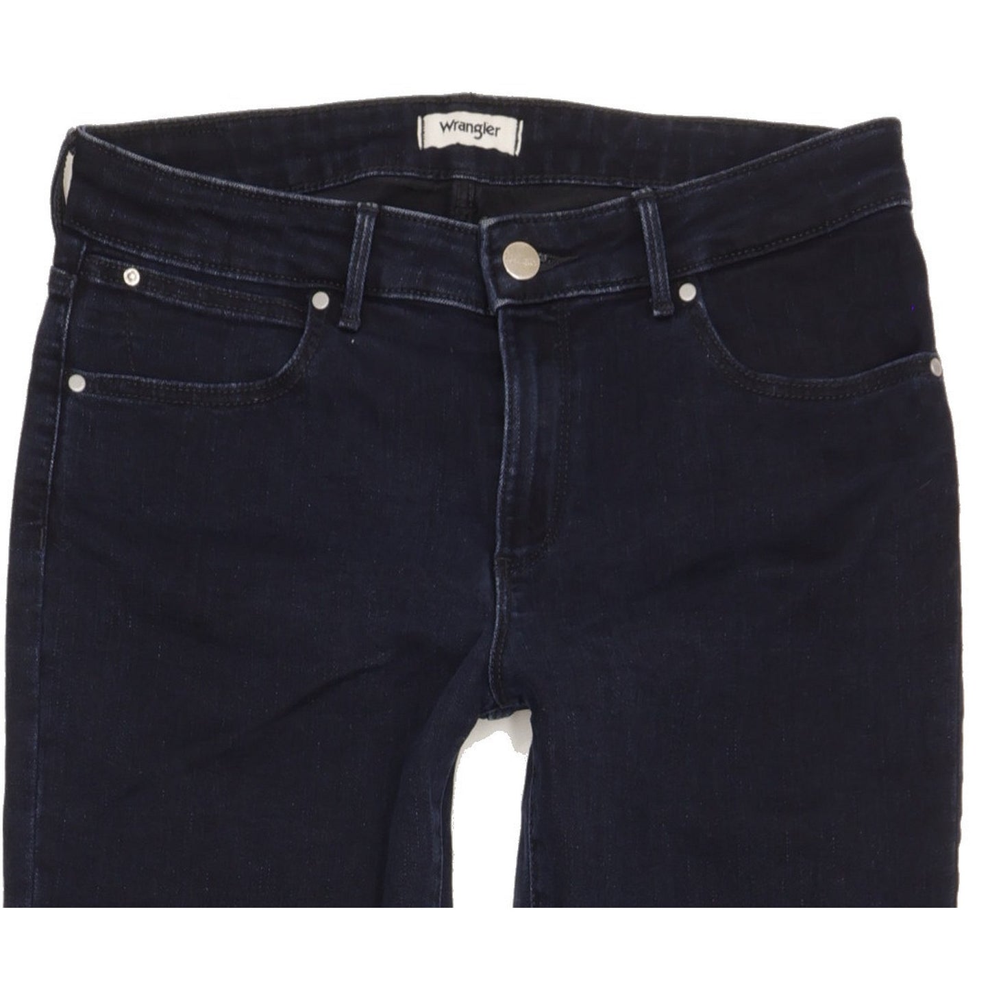 Wrangler Women Navy Straight Slim Stretch Jeans W28 L31