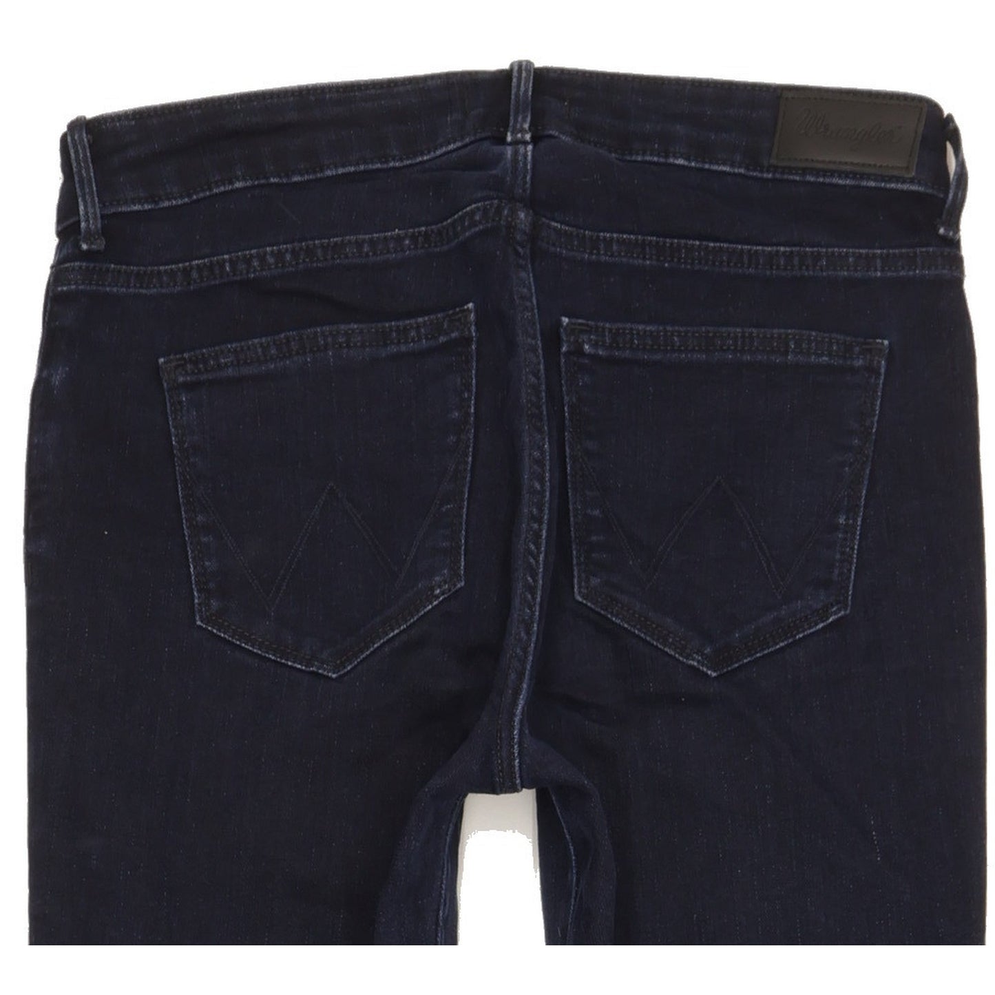 Wrangler Women Navy Straight Slim Stretch Jeans W28 L31