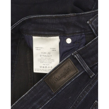 Wrangler Women Navy Straight Slim Stretch Jeans W28 L31