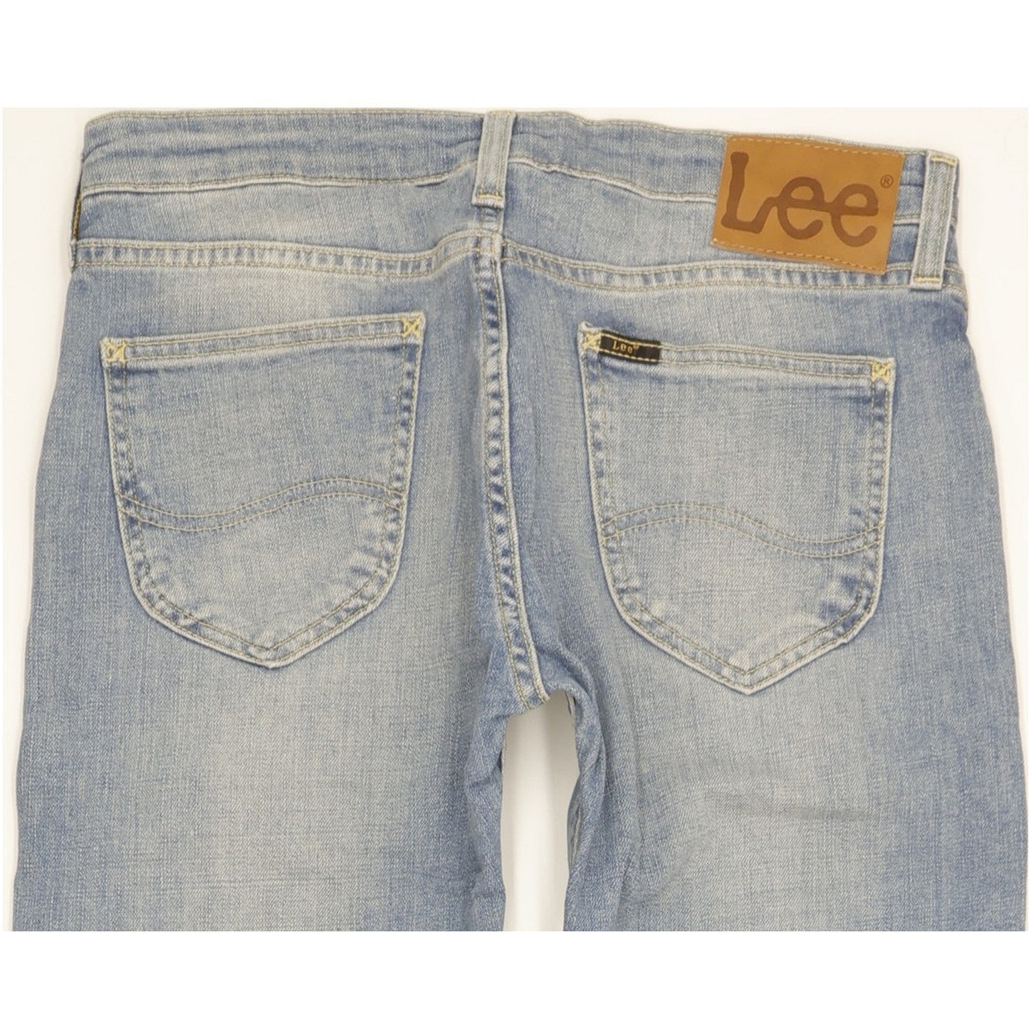 Lee Perry Men Blue Straight Slim Stretch Jeans W30 L33