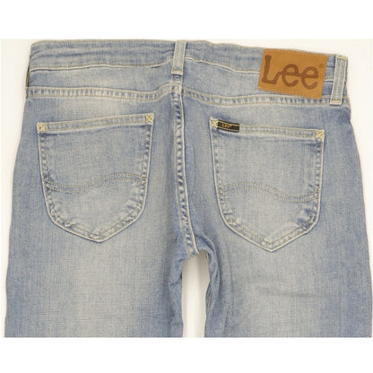 Lee Perry Men Blue Straight Slim Stretch Jeans W30 L33