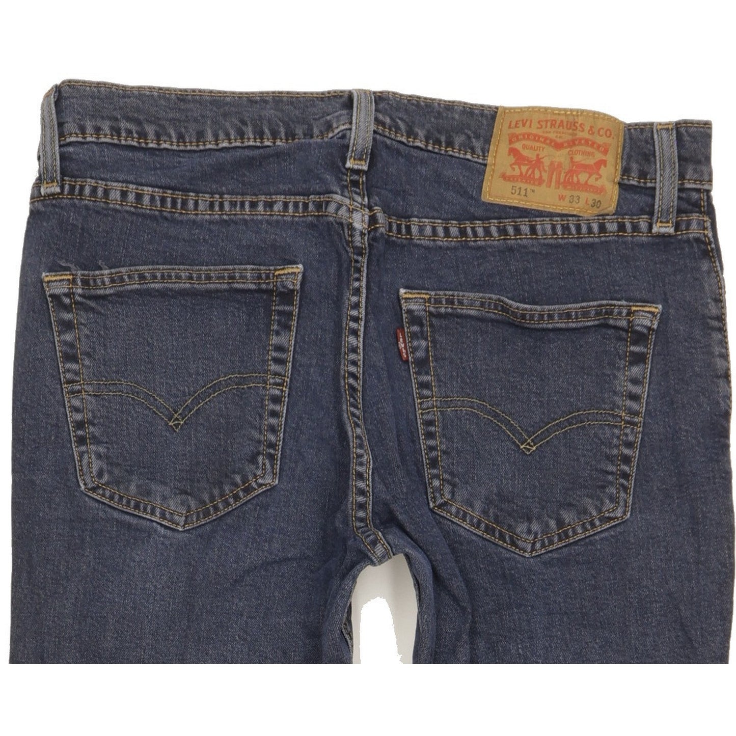 Levi's 511 Men Blue Straight Slim Jeans W33 L30