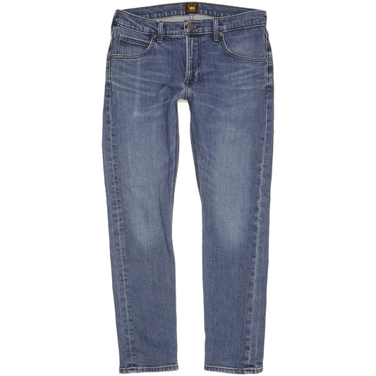 Lee Luke Men Blue Skinny Slim Stretch Jeans W30 L29