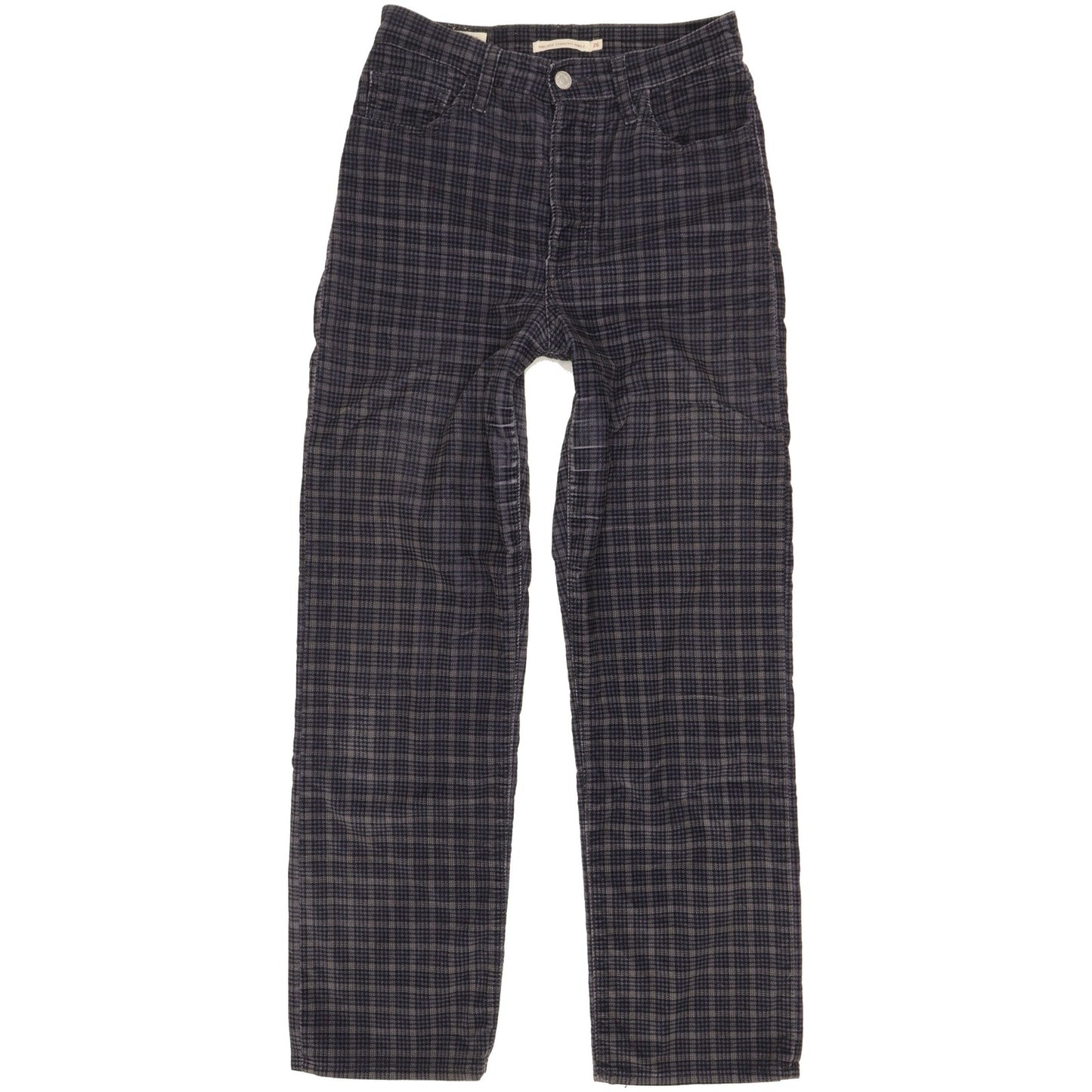 Levi's Ribcage Men Blue Straight Slim Stretch Trousers W26 L29