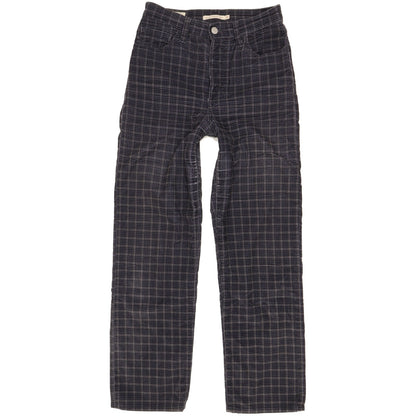 Levi's Ribcage Men Blue Straight Slim Stretch Trousers W26 L29