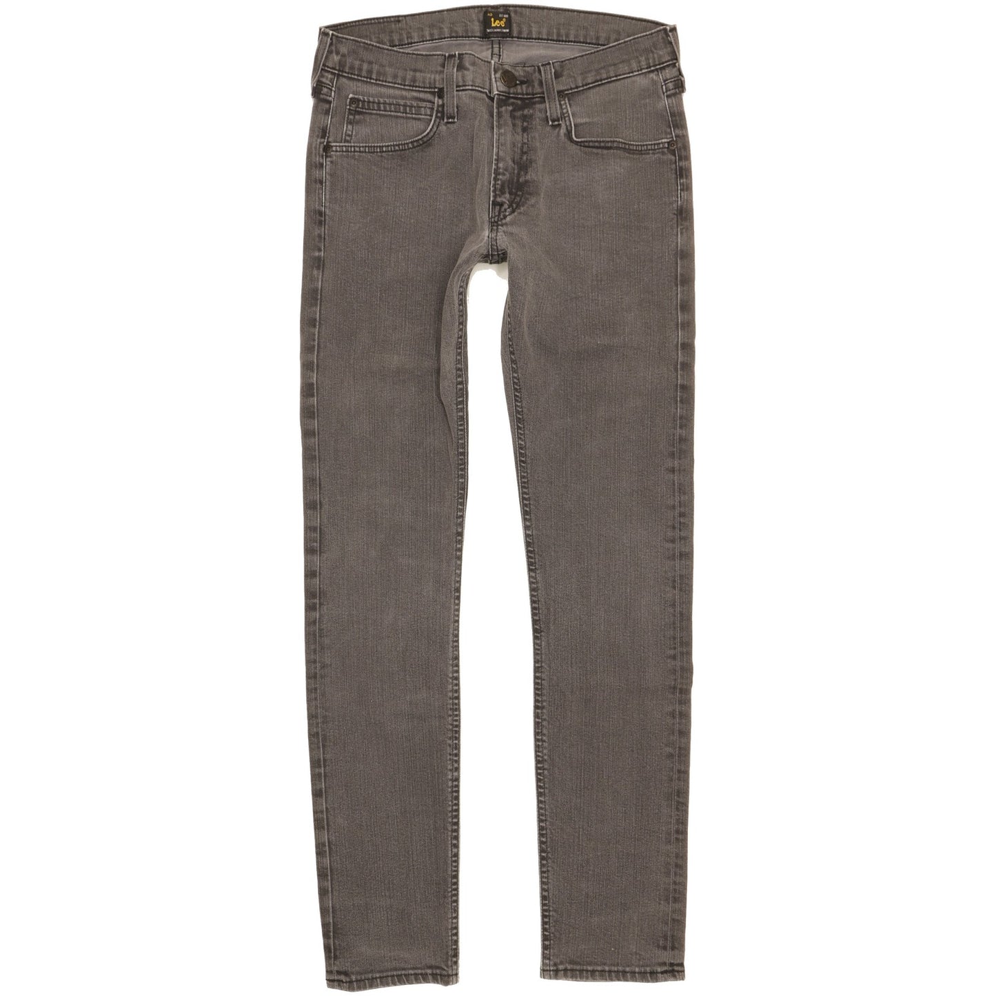 Lee Luke Men Grey Skinny Slim Stretch Jeans W29 L31