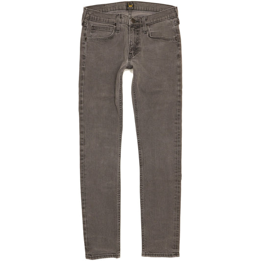 Lee Luke Men Grey Skinny Slim Stretch Jeans W29 L31