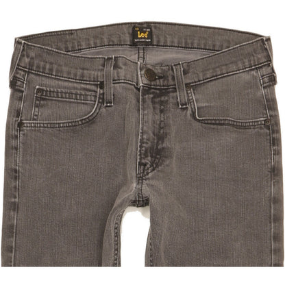 Lee Luke Men Grey Skinny Slim Stretch Jeans W29 L31
