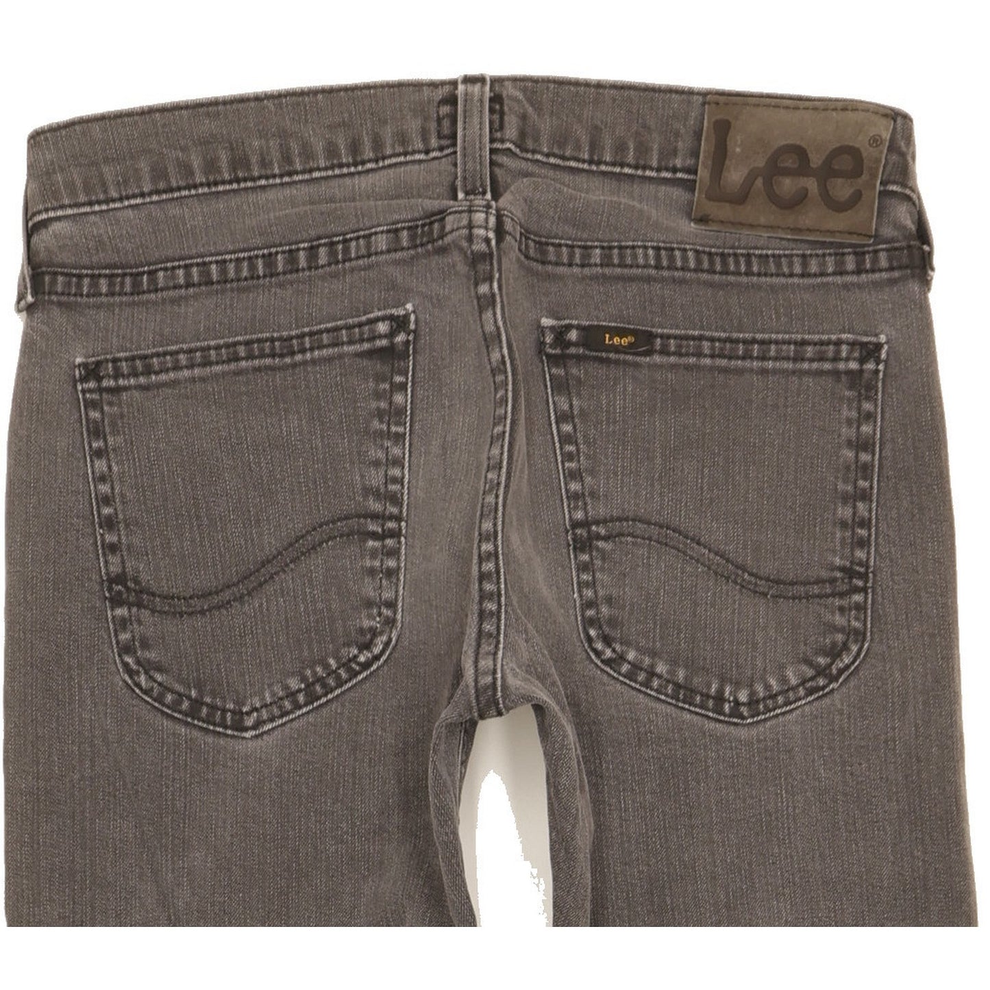Lee Luke Men Grey Skinny Slim Stretch Jeans W29 L31