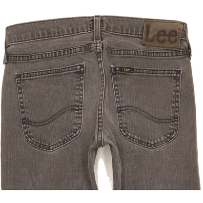 Lee Luke Men Grey Skinny Slim Stretch Jeans W29 L31