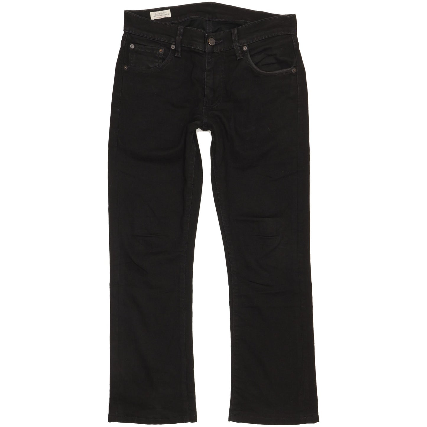 Levi's 572 Men Black Bootcut Slim Stretch Jeans W30 L27