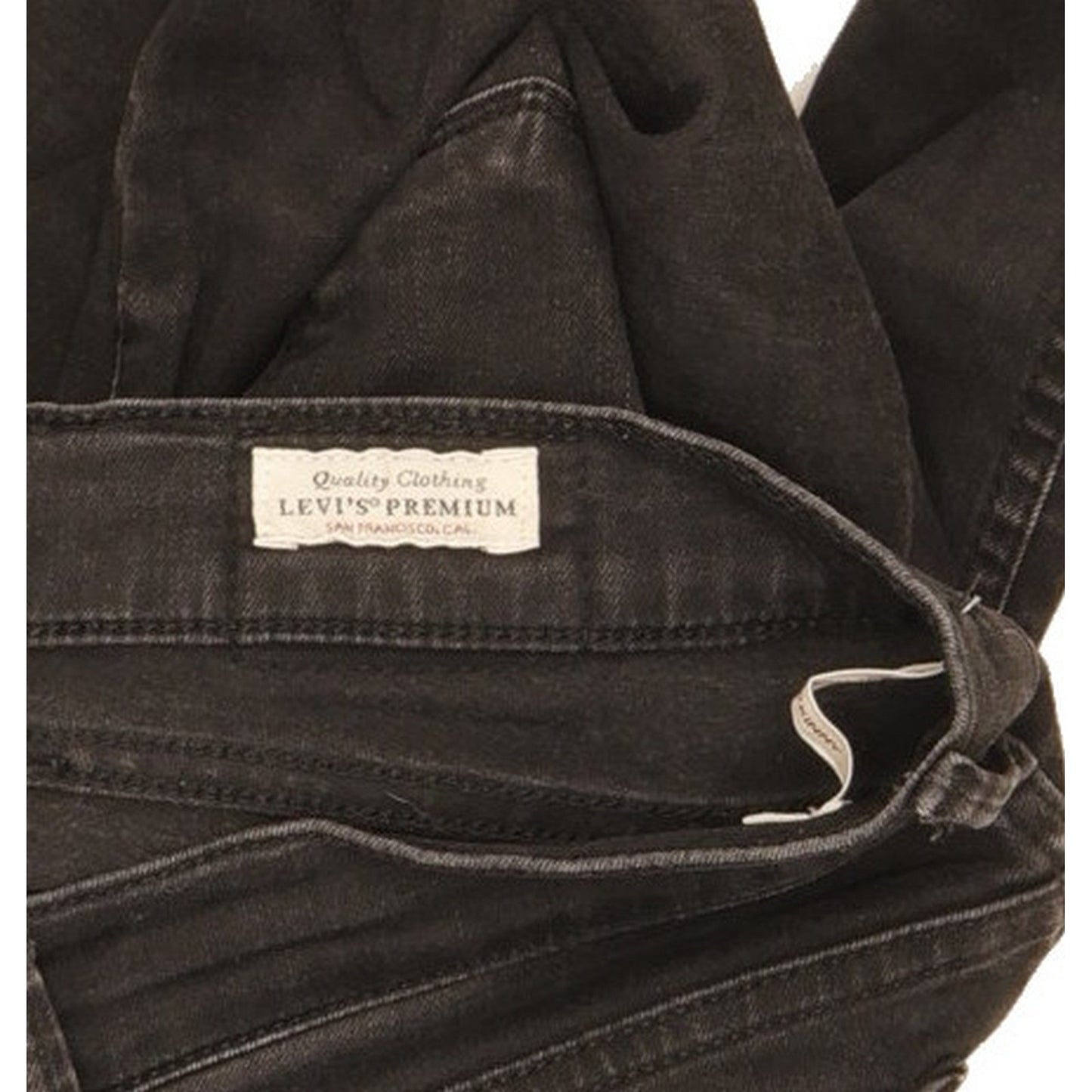 Levi's 710 Super Women Black Skinny Slim Stretch Jeans W28 L30