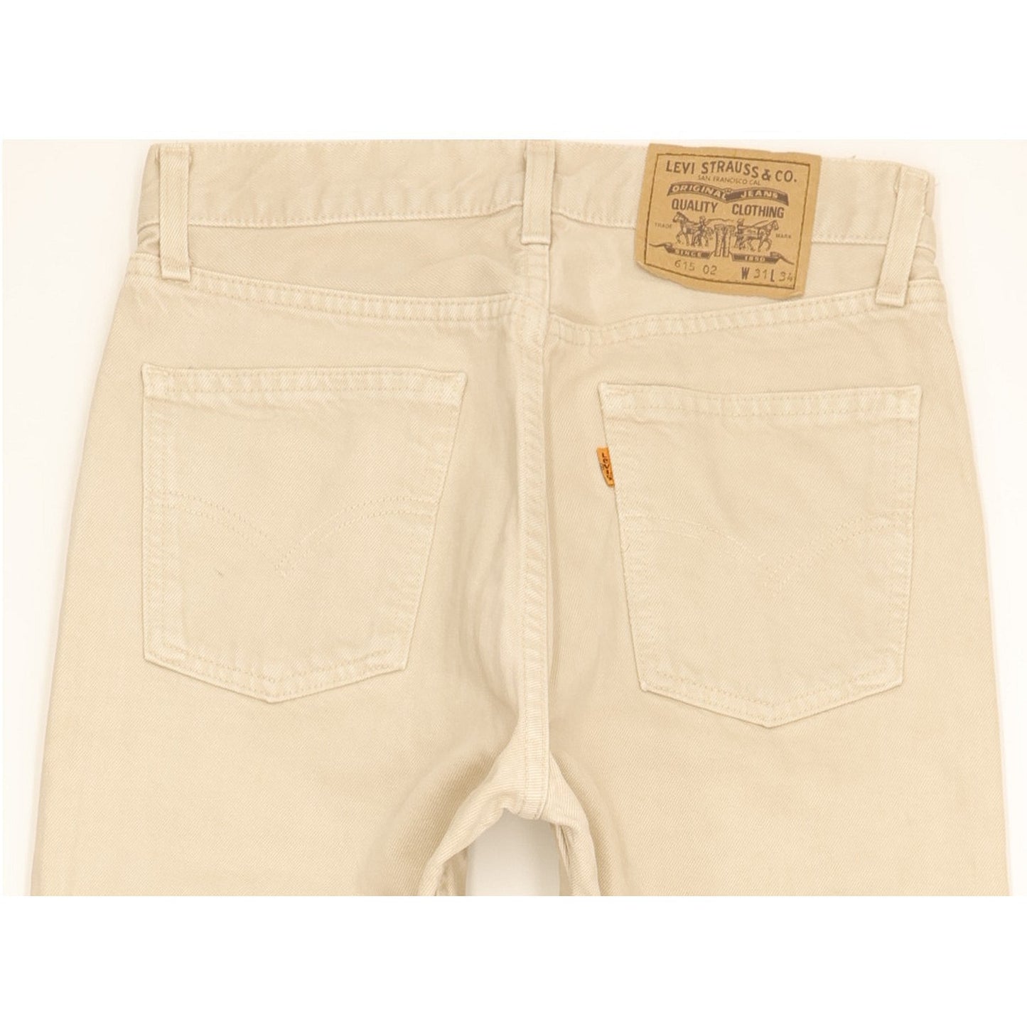 Levi's 615 Men Beige Straight Regular Jeans W31 L29