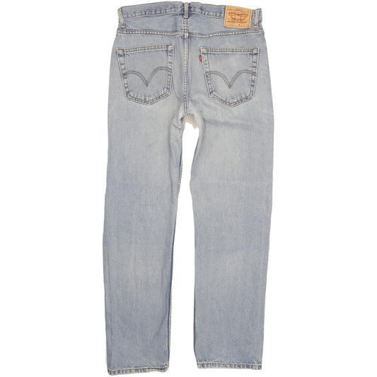 Levi's 505 Men Blue Straight Regular Jeans W34 L31