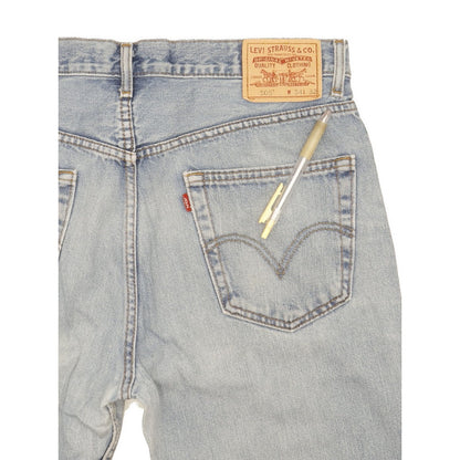 Levi's 505 Men Blue Straight Regular Jeans W34 L31