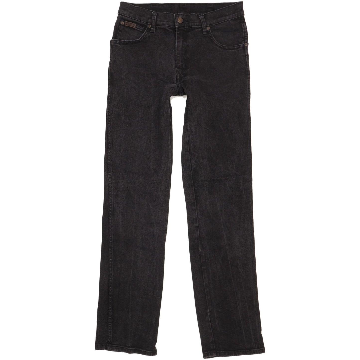 Wrangler Texas Men Black Straight Regular Stretch Jeans W32 L34
