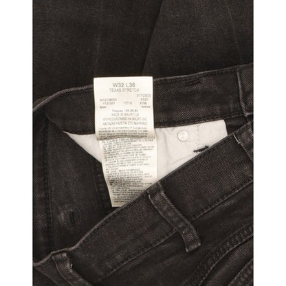 Wrangler Texas Men Black Straight Regular Stretch Jeans W32 L34