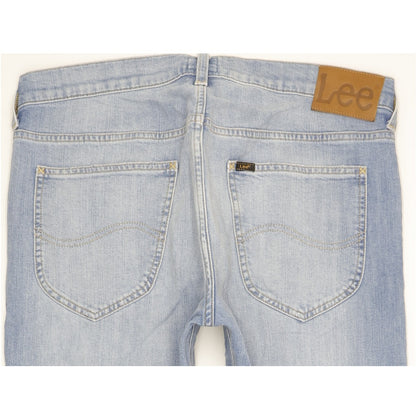 Lee Daren Men Blue Straight Slim Stretch Jeans W34 L30