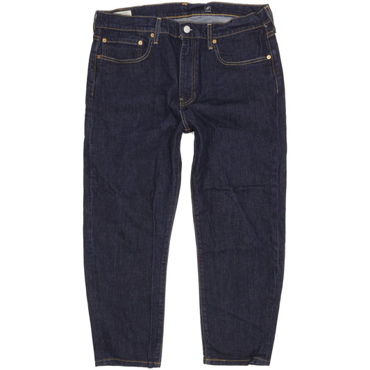 Levi's 502 Men Blue Tapered Regular Jeans W36 L25