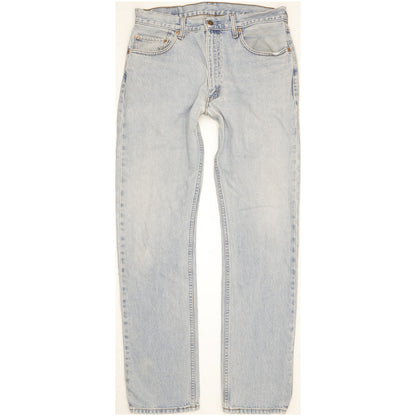 Levi's 505 Men Blue Straight Regular Jeans W34 L34