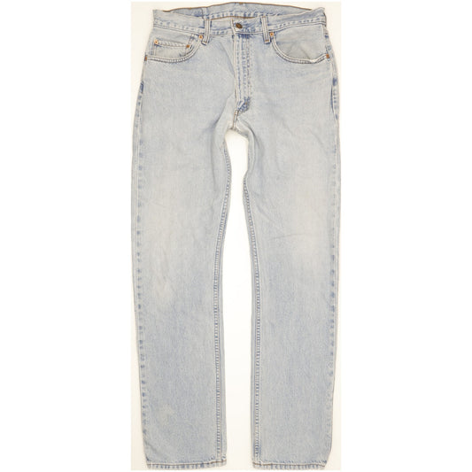 Levi's 505 Men Blue Straight Regular Jeans W34 L34