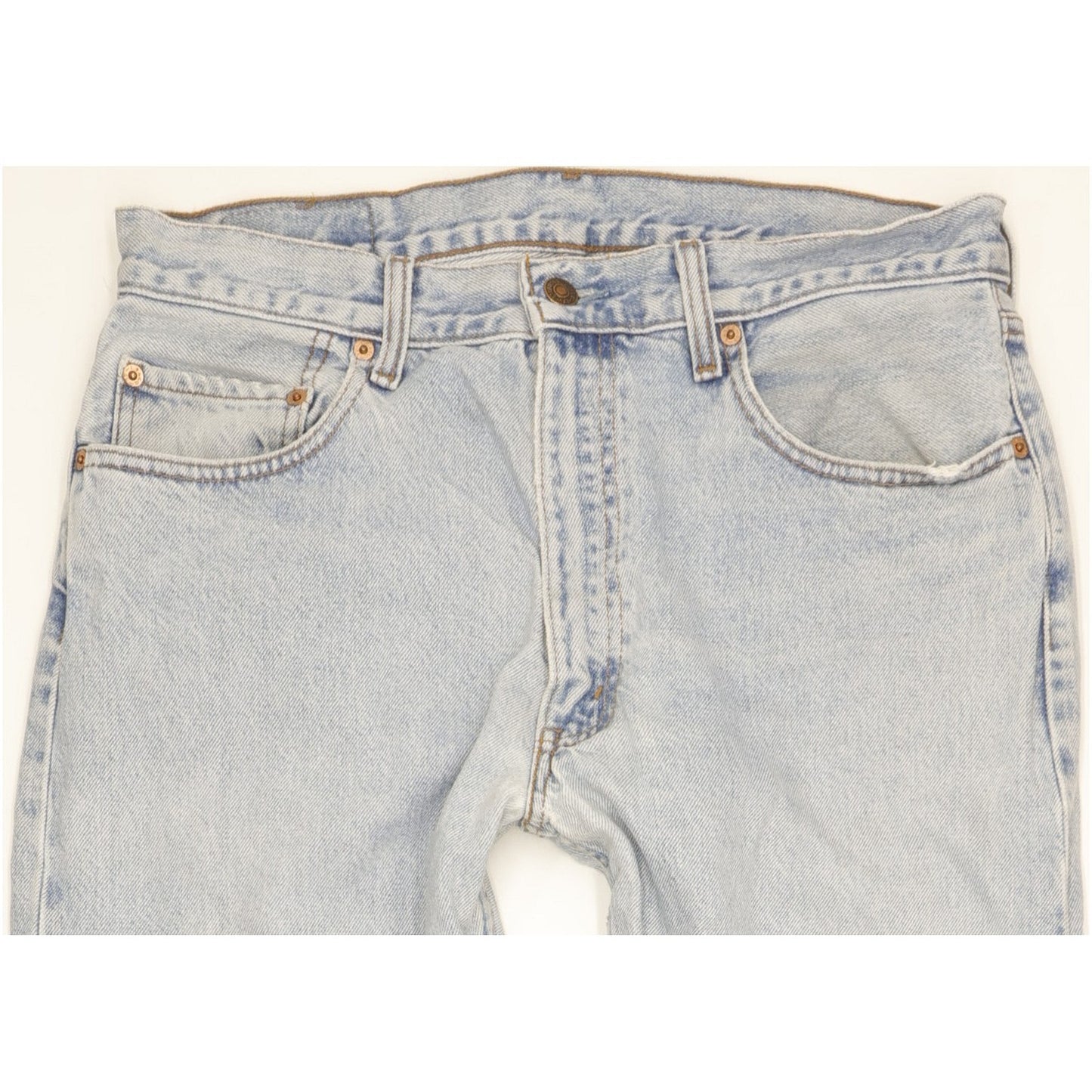 Levi's 505 Men Blue Straight Regular Jeans W34 L34