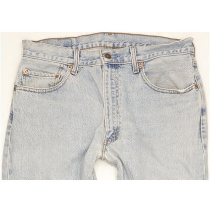 Levi's 505 Men Blue Straight Regular Jeans W34 L34