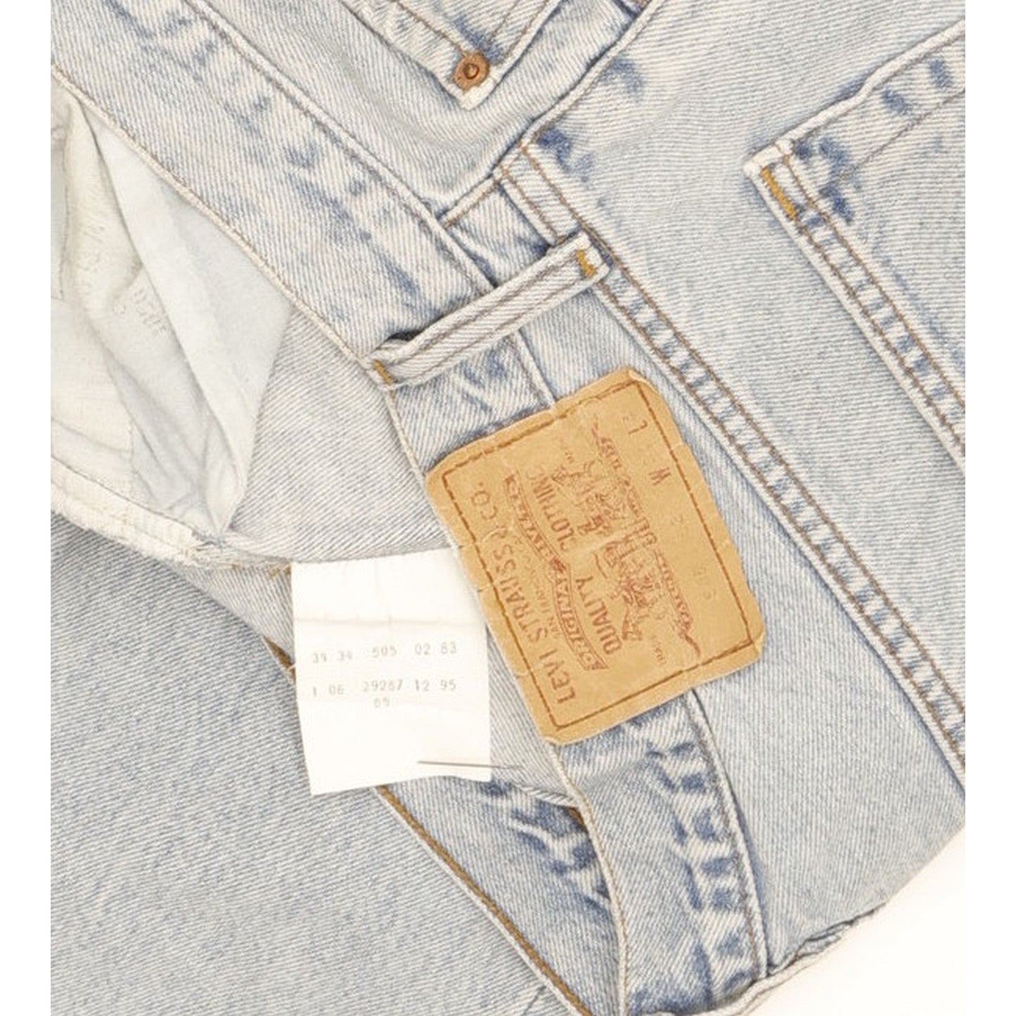 Levi's 505 Men Blue Straight Regular Jeans W34 L34
