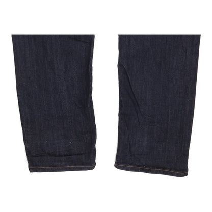 Lee Rider Men Navy Straight Regular Stretch Jeans W38 L32