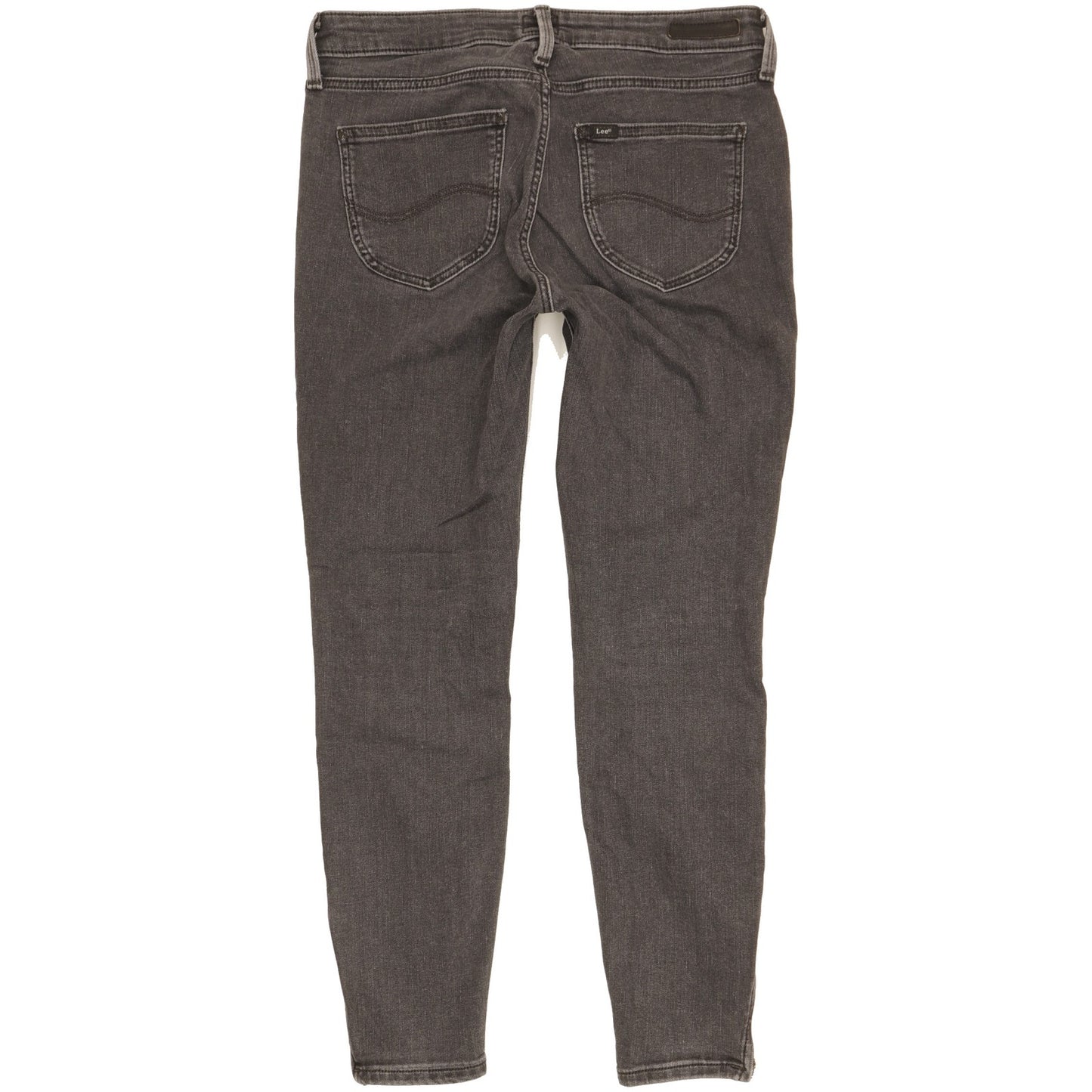 Lee Scarlett Women Grey Skinny Slim Cropped Stretch Jeans W29 L31