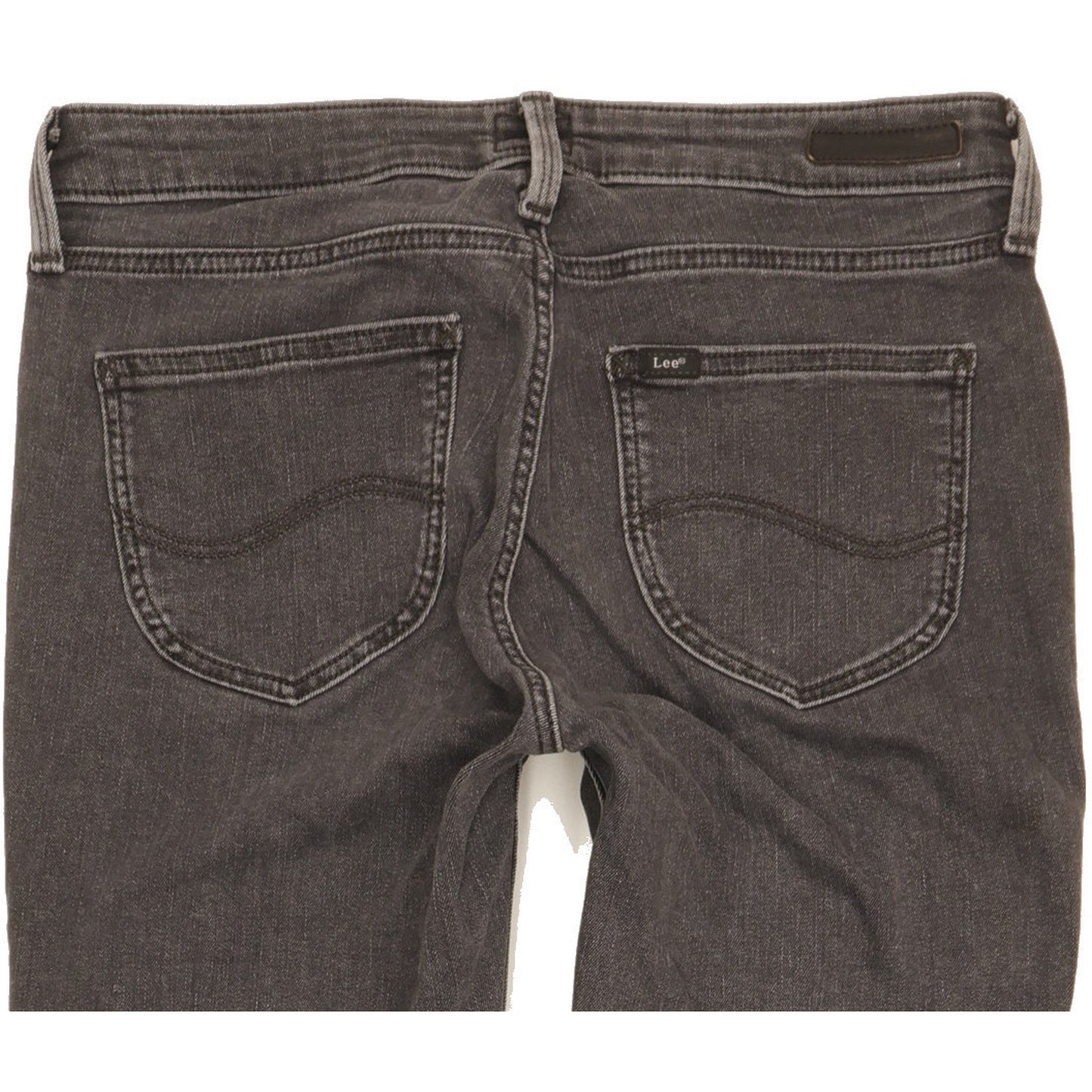 Lee Scarlett Women Grey Skinny Slim Cropped Stretch Jeans W29 L31